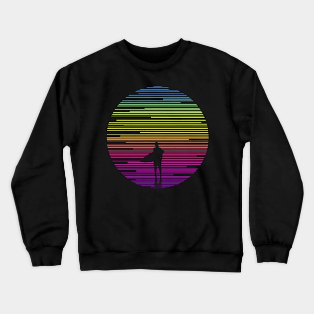 The Surfer Crewneck Sweatshirt by clingcling